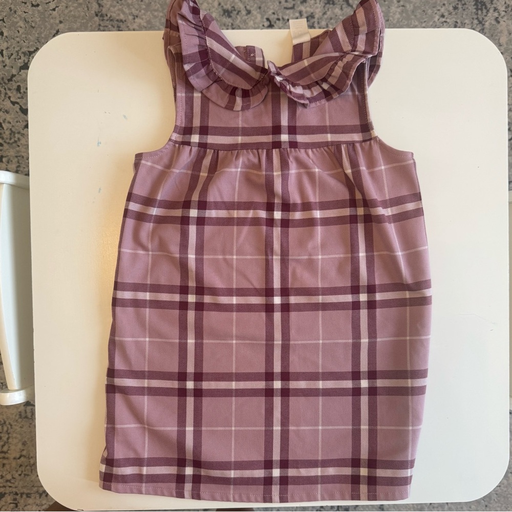 H&M Purple and Pink Ruffle Dress